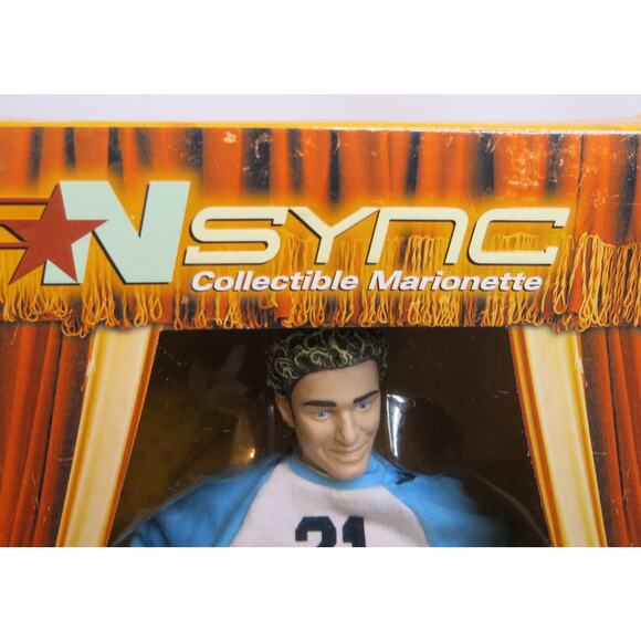 VINTAGE 2000 NSYNC Justin Timberlake Marionette Doll New In Box Living Toyz - Picture 4 of 13